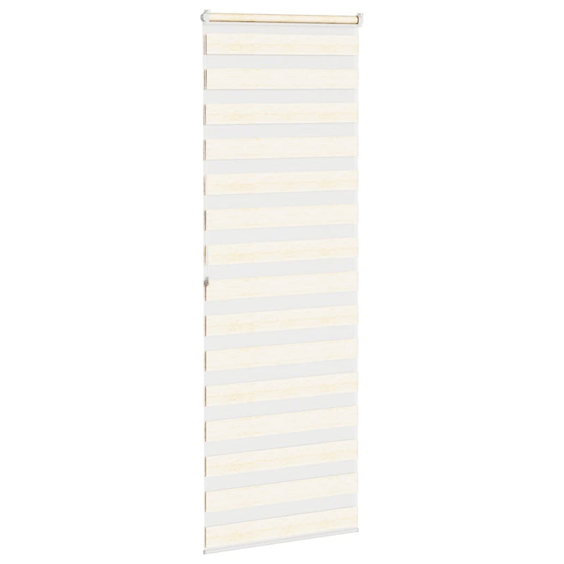 Zebra rolgordijn 80x200 cm stofbreedte 75,9 cm marmerbeige