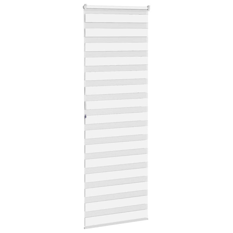 Zebra rolgordijn 85x200 cm stofbreedte 80,9 cm polyester wit