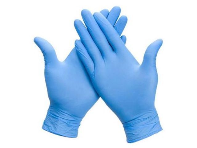 Nitril handschoenen blauw poedervrij INTCO Synguard - 100 stuks - Drogistdeal.nl