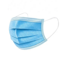 Medische mondkapjes 3-laags (Type IIR) Blauw 50 stuks - Drogistdeal.nl