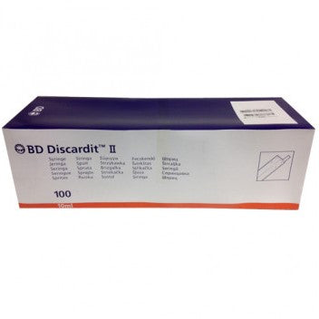 BD Injectiespuit Discardit 2-Delig Excentrisch Luer - 10ml - 100 stuks - Drogistdeal.nl