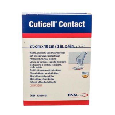 Cuticell Contact Wondcontactlaag - 7,5x10cm - 5 stuks - Drogistdeal.nl