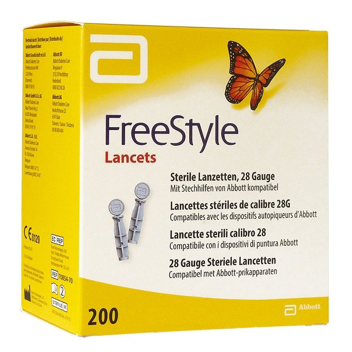 ADC Freestyle Lancetten 28G - 200 stuks - Drogistdeal.nl
