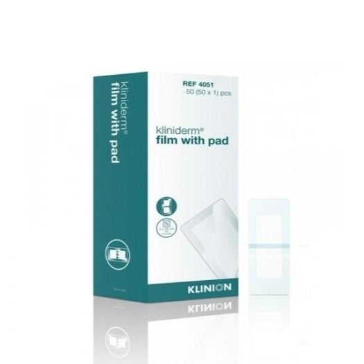 Klinion Advanced Kliniderm Film with Pad Steriel - 15x20cm - 50 stuks - Drogistdeal.nl