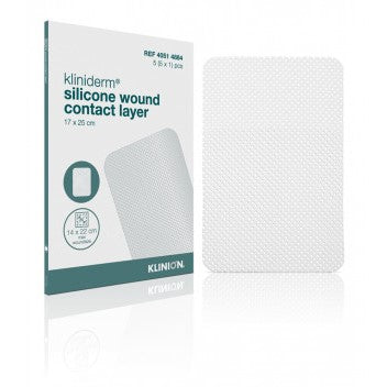 Klinion Advanced Kliniderm Siliconen Wound Contact Layer - 17x25cm - 5 stuks - Drogistdeal.nl