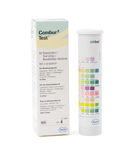 Roche Combur 9 - Urine teststrips - 50 strips - Drogistdeal.nl