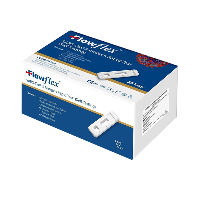 Acon Biotech FlowFlex Zelftest - 25 stuks - Corona (Covid-19) zelftest / sneltest - Sars-CoV-2 Antigen Rapid Test - Drogistdeal.nl